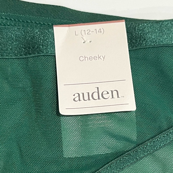 NWT Women's Mesh Cheeky Underwear - Auden™ Green L - Picture 8 of 9